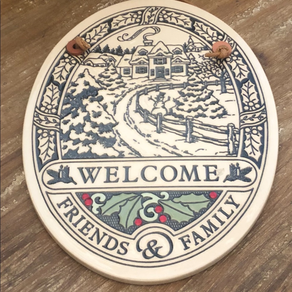 Welcome wall hanging